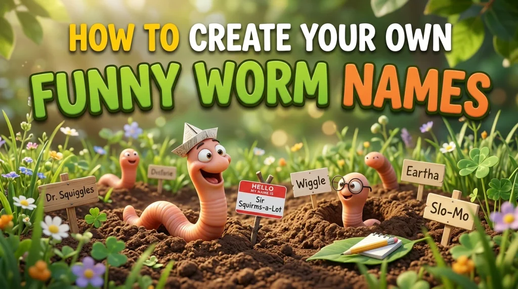 How to Create Your Own Funny Worm Names