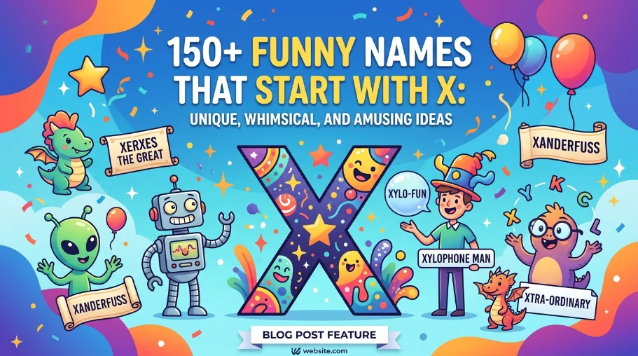 150+ Funny Names That Start With X: