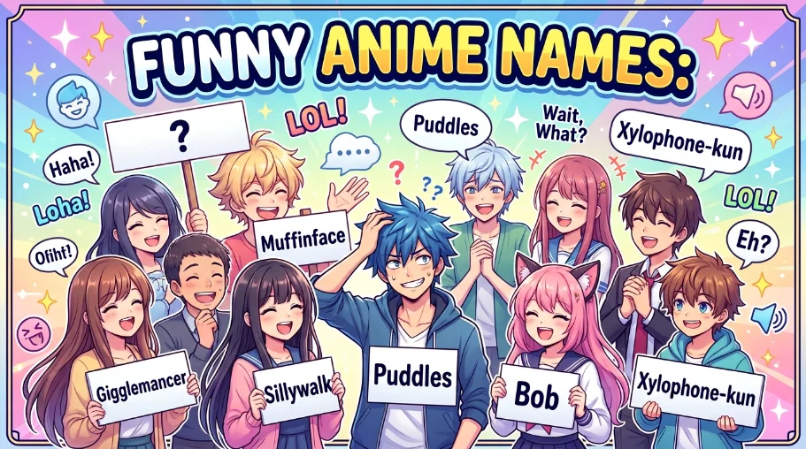 Funny Anime Names: