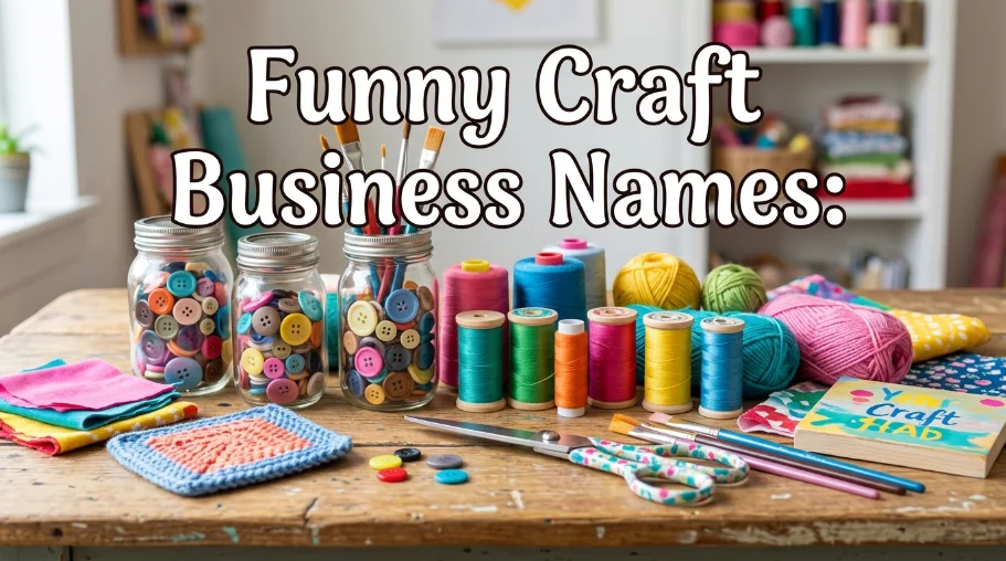 Funny Craft Business Names: