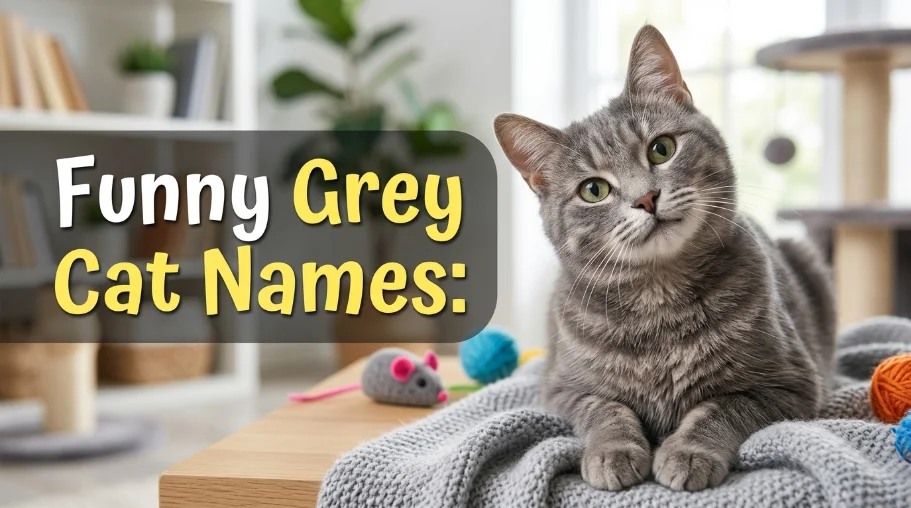 Funny Grey Cat Names: