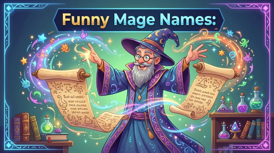 Funny Mage Names: