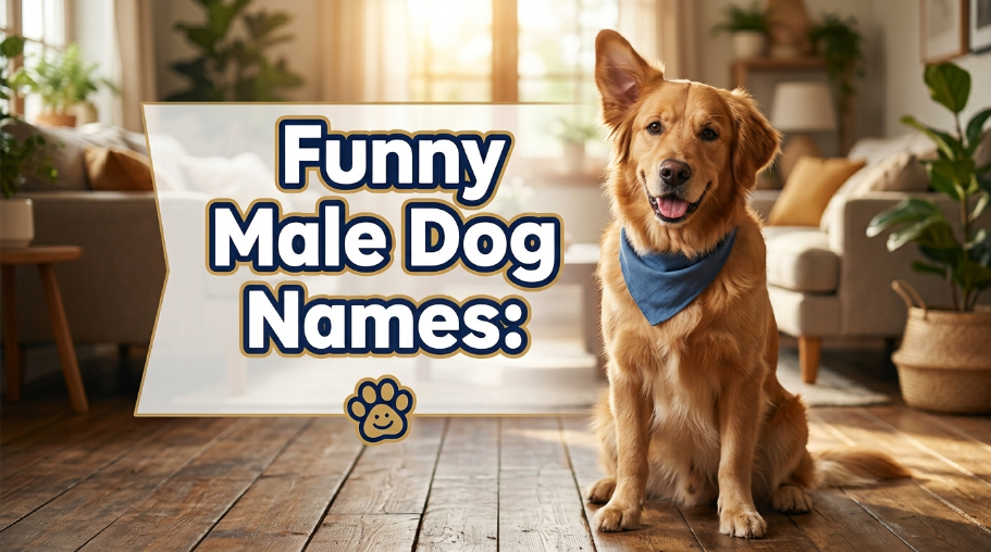 Funny Male Dog Names: