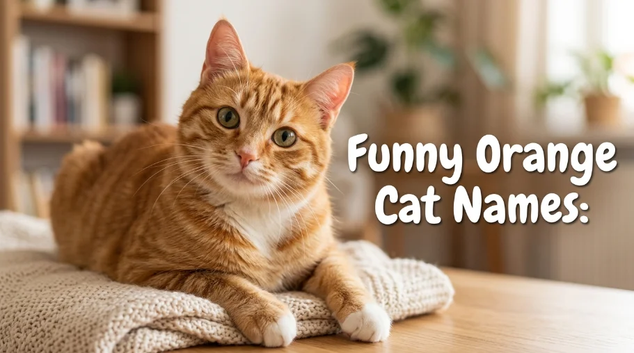 Funny Orange Cat Names: