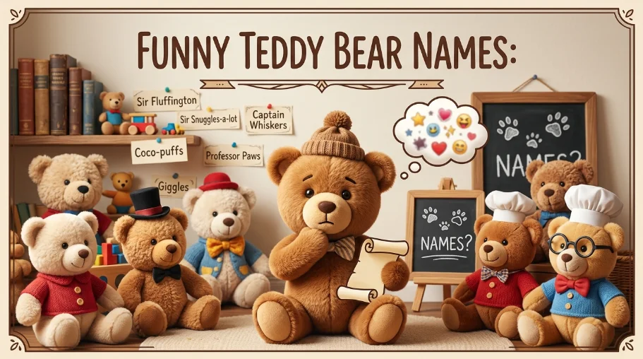 Funny Teddy Bear Names: