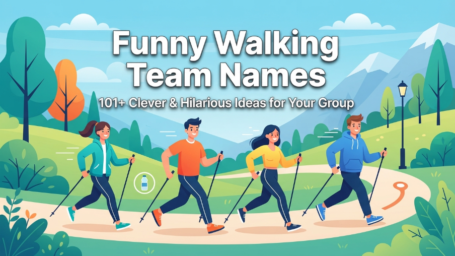 Funny Walking Team Names: