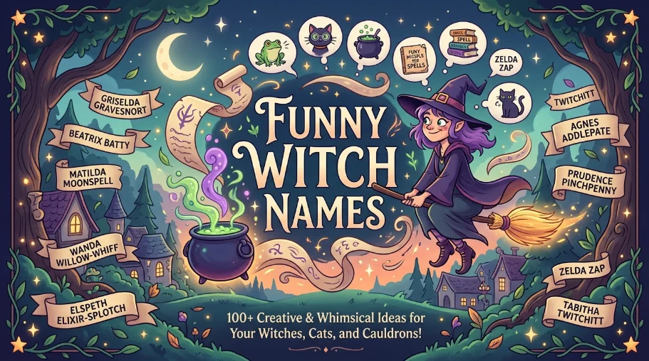 Funny Witch Names