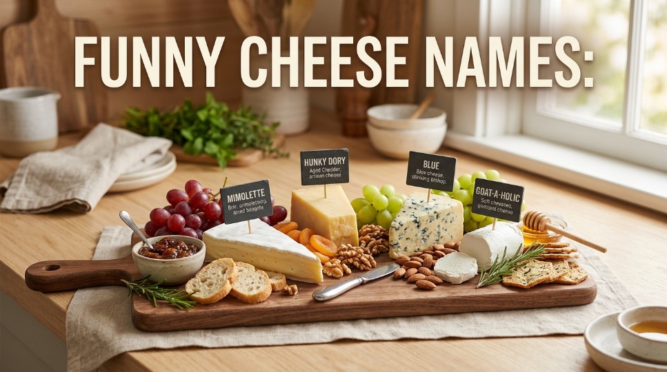 Funny Cheese Names: