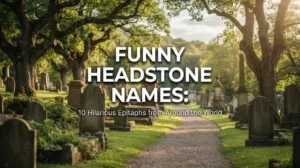 Funny Headstone Names: