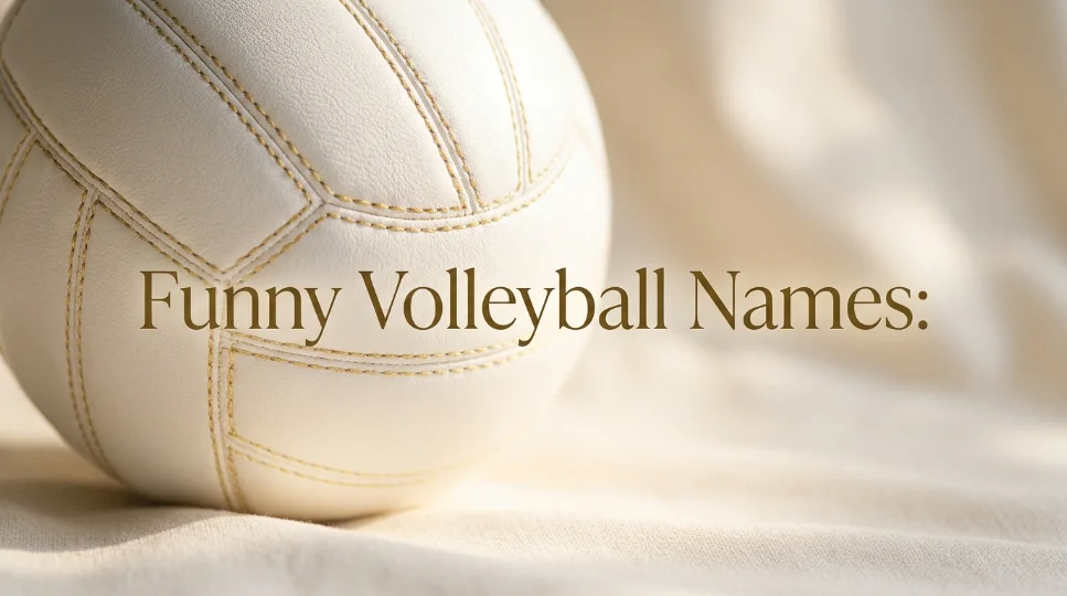Funny Volleyball Names: