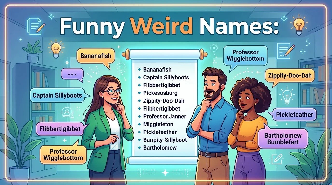 Funny Weird Names: