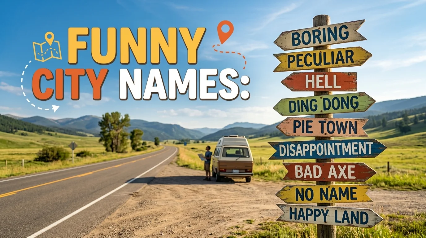 Funny City Names: