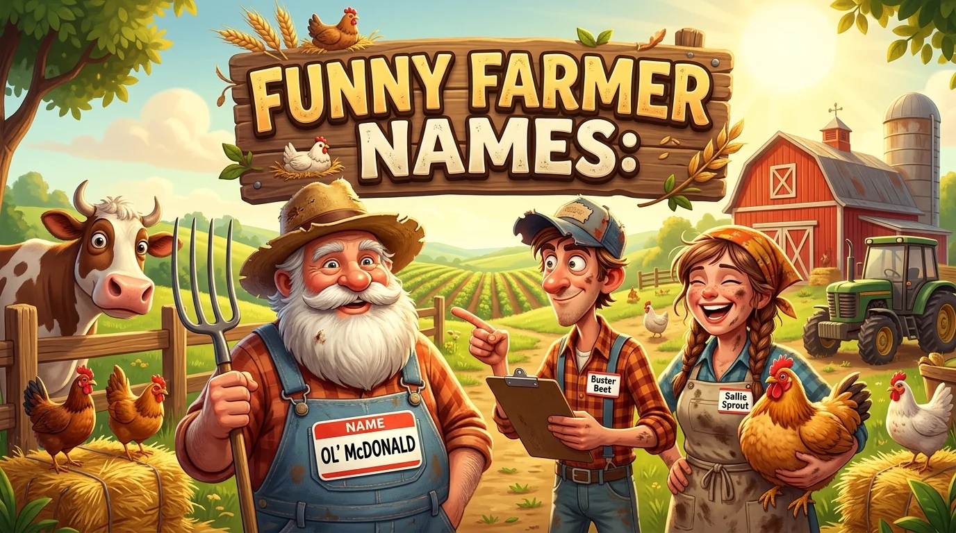 Funny Farmer Names: